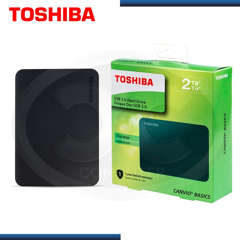 Disco Duro Externo 2Tb Toshiba 3.0 Negro