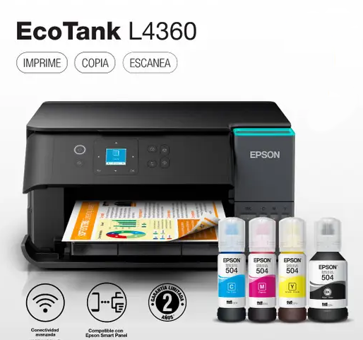 IMPRESORA MULTIFUNCIONAL TINTA EPSON L4260, WIFI / USB, G.30MIL PAG