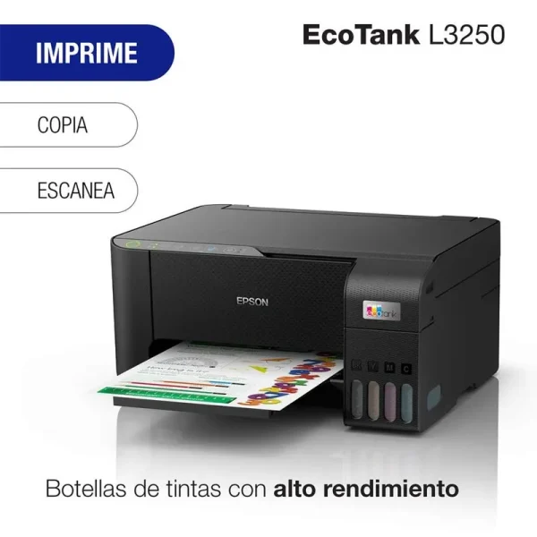 IMPRESORA MULTIFUNCIONAL EPSON L3250, USB,WIFI,  30 MIL PÁGINAS