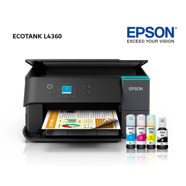 IMPRESORA EPSON ECOTANK L4360 WIFI, DÚPLEX*WIFI
