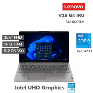 LAPTOP LENOVO V15 G4 IRU, CI5-13420H 4.6GHz / 16GB DDR4 / SSD 512GB / 15.6" FHD TN