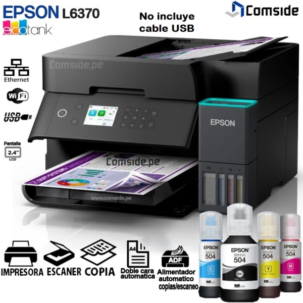 IMPRESORA MULTIFUNCIONAL EPSON L3250, USB,WIFI