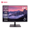 Monitor Plano TEROS TE-2420CS, 24" WUXGA IPS, 100Hz, 5ms, HDMI, VGA, Negro