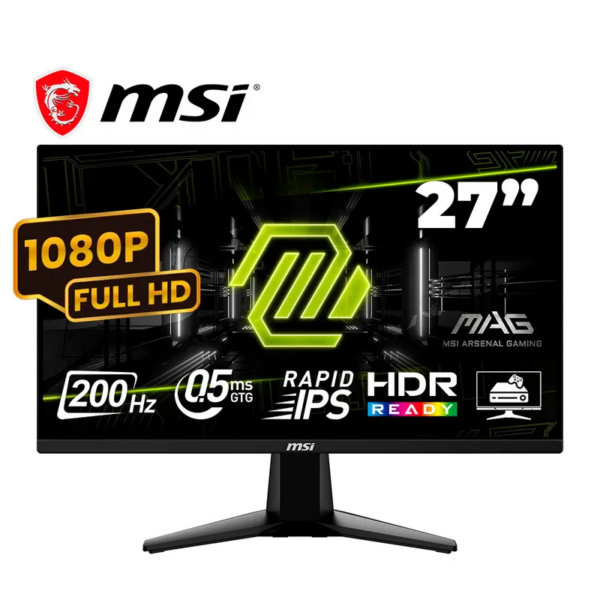 MONITOR MSI MAG-272F 27" FHD 200HZ 05MS RAPID IPS HDMI