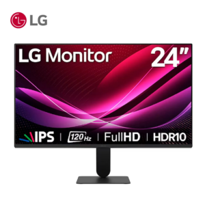 Monitor Plano LG 24U411A-B, 23.8" FHD IPS, 120HZ ,5MS,HDMI, VGA,Headphone Out