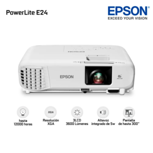 Proyector Epson PowerLite E24, 3600 Lúmenes