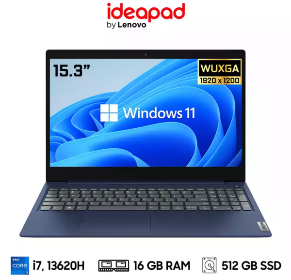 PORTATIL LENOVO IP SLIM3  15IRH10, 15.3" FHD, I7 13620H, 16GB DDR5, SSD 1TB M.2