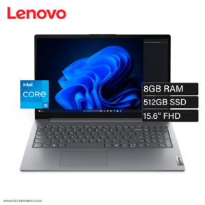 LAPTOP LENOVO V15 G5 IRL, 15.6" FHD, I5-13420H 4.6GHZ, 8GB, SSD 512GB